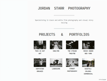 Tablet Screenshot of jordanstarrphotography.com